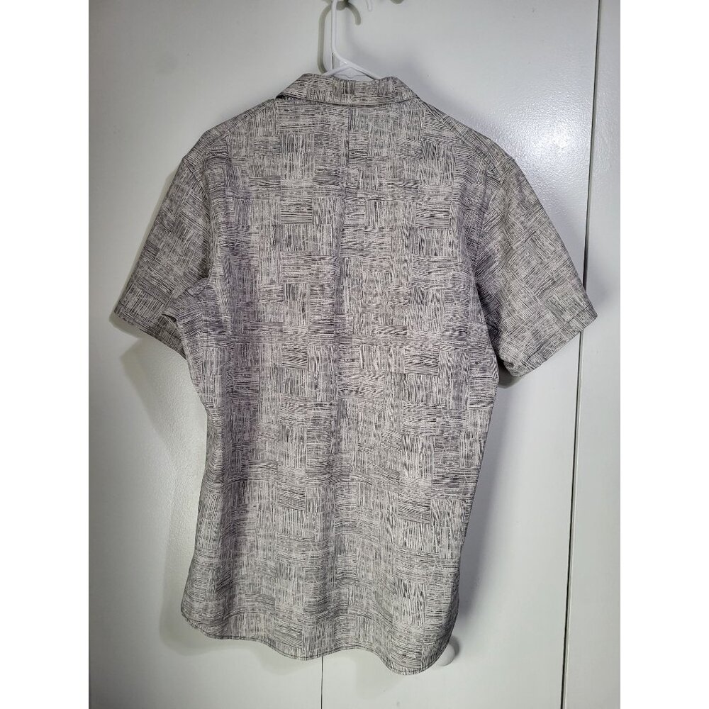 Lululemon Mens Airing Easy Button Up Shirt Print Performance No Size - Picture 3 of 8